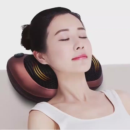 Masajeador Shiatsu Portátil 4D con Calor